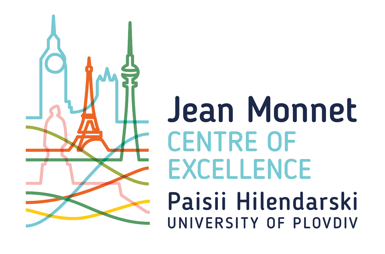 Лого на Jean Monnet Center of Excellence — ПУ